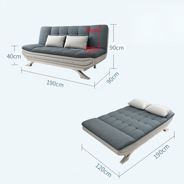 kích thước sofa giường 1m2