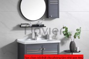 Tips chọn nội thất cho phòng tắm nhỏ gọn 4m2 vẫn hiện đại và đẹp