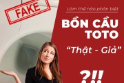Phân Biệt Bồn Cầu Toto Thật - Giả