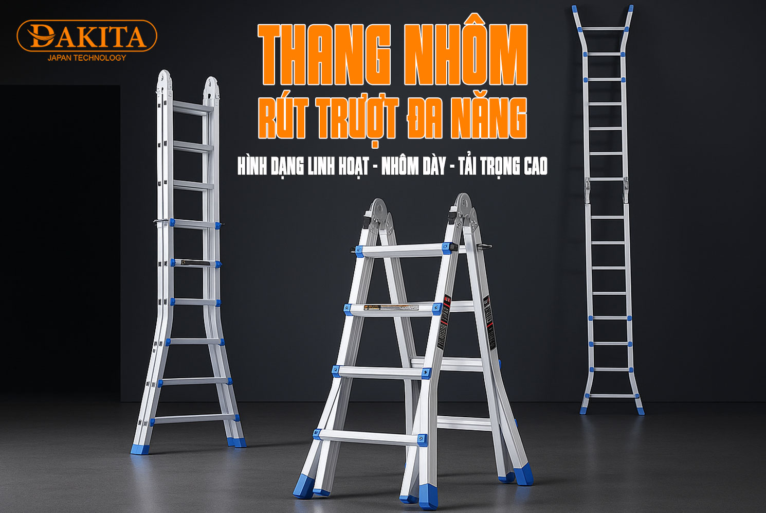Thang Nhôm Rút Trượt