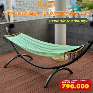 [Khung Sắt] Khung Võng Bán Nguyệt Thư Giãn DAKITA DKV-01N - Sang Trọng Hiện Đại (Không Kèm Lưới)