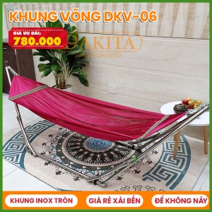 Khung Võng Xếp Inox Đức Lợi DKV-06 [INOX 100% - DÀY - KHÔNG DỒN CÁT]
