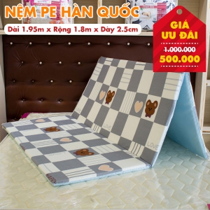Nệm PE Hàn Quốc Giá Rẻ Nhiều Kích Thước – Màu Ngẫu Nhiên
