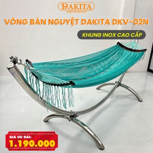 [Khung Inox Cao Cấp] Khung Võng Bán Nguyệt Thư Giãn DAKITA DKV-02N - Sang Trọng Hiện Đại (Không Kèm Lưới)