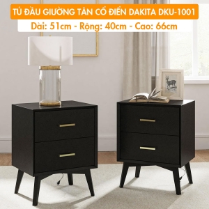 Tủ Đầu Giường Tân Cổ Điển Tối Giản DAKITA DKU-1001