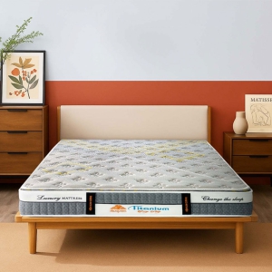 Nệm Lò Xo Túi Kim Cương Titanium