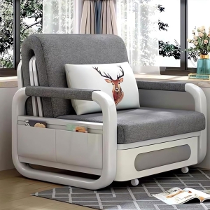 [Nệm Mút Bọt Biển + Hộc Tủ Vải + Thép Tốt ] Sofa Kéo Thành Giường Thông Minh Nhập Khẩu Cao Cấp DKB