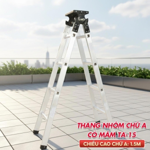 Thang nhôm chữ A phổ thông TA15 (1.5m)