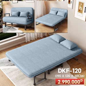 [Rộng 120cm] Giường Ngủ Thành Ghế DAKITA DKF-120 - Màu Xanh Ngọc