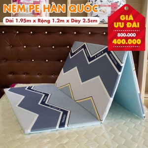 Nệm PE Hàn Quốc Giá Rẻ Nhiều Kích Thước – Màu Ngẫu Nhiên