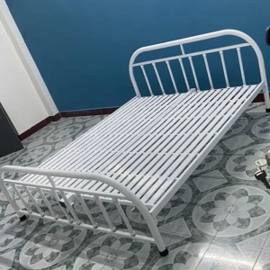 [Nhiều Kích Thước] Giường Sắt Ống Tròn DAKITA DKGX - Trắng Kem