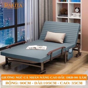 [Rộng 90cm] Giường Đa Năng DAKITA DKB-90 XÁM