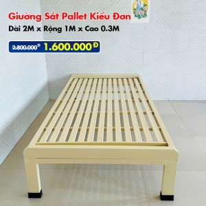 Giường Sắt Pallet – Giải Pháp Nội Thất Tiết Kiệm, Hiện Đại