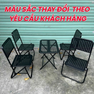 GHẾ XẾP SẮT LỖ - GHẾ XẾP KIM CƯƠNG CAFE