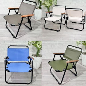 Ghế Cafe Camping Lưng Lưới Ống Tròn Đa Màu Sắc