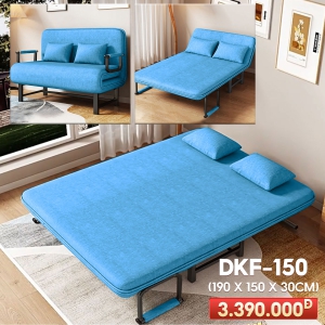 [Rộng 150cm] Giường Ngủ Thành Ghế DAKITA DKF-150 - Màu Xanh Thiên Thanh