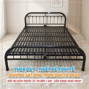 [Nhiều Kích Thước] Giường Sắt Ống Tròn DAKITA DKGX-1001