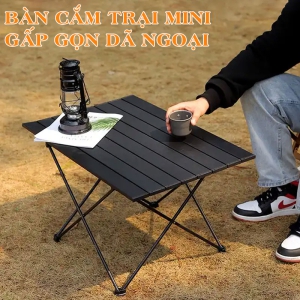 Bàn Gấp Gọn DKE-560 Mini Bằng Hợp Kim Nhôm Dakita. Cắm Trại, Dã Ngoại Cực Kì Tiện Lợi.