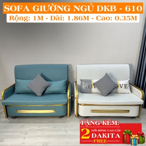 Ghế Sofa Giường DAKITA DKB-610 - Giường Ngủ Thông Minh Gấp Thành Sofa [ĐẸP +  SANG]
