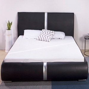 Giuờng Bọc Nệm Da G06 MÀU ĐEN [CAO CẤP - SANG TRỌNG]