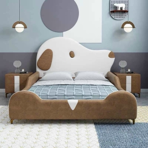 Giường Ngủ Bọc Nệm Cho Bé DKG-115