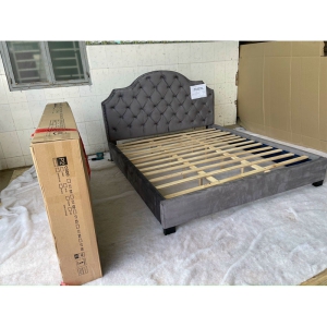 GIƯỜNG NGỦ BỌC NỆM HIỆN ĐẠI DKG-480D MÀU XÁM[HÀNG CAO CẤP- ĐỔI MỚI 90 NGÀY - FREESHIP] RỘNG 1M8 x DÀI 2M