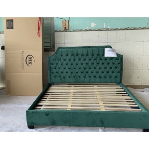 GIƯỜNG NGỦ BỌC NỆM HIỆN ĐẠI DKG-480D MÀU XANH LÁ [HÀNG CAO CẤP- ĐỔI MỚI 90 NGÀY - FREESHIP] RỘNG 1M8 x DÀI 2M