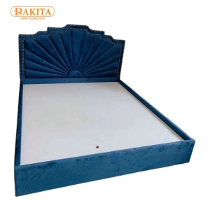 GIƯỜNG NGỦ BỌC NỆM HIỆN ĐẠI DKN-G08 MÀU XANH ĐẬM NHUNG [CAO CẤP - HIỆN ĐẠI- SANG TRỌNG]