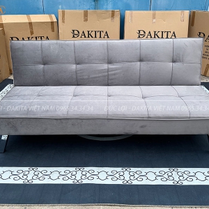 [GỌI LÀ GIAO] SOFA BED DAKITA MÀU XÁM NHUNG [HÀNG CAO CẤP - ĐỔI MỚI 90 NGÀY ]