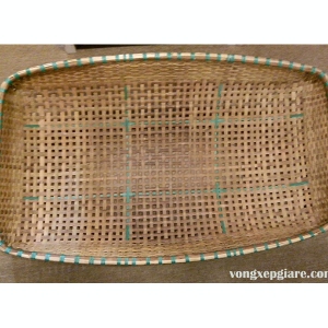 Nôi tre để võng cho bé kiểu vuông NT06