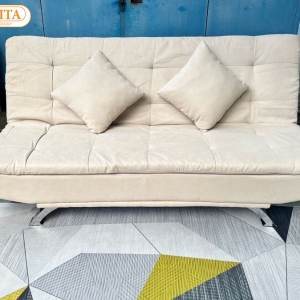 [SANG MỊN ĐẸP] SOFA BED + GIƯỜNG ĐA NĂNG DAKITA  TRẮNG KEM [ĐẸP GIÁ RẺ]