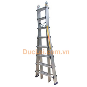 Thang nhôm Poongsan PS48 chữ A max 4.38m