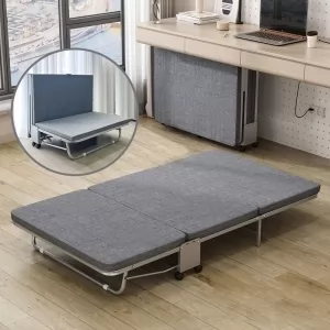 Giường Ngủ Có Nệm Xếp Gọn Gấp 3 Đa Năng DAKITA