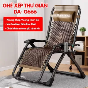 [CAO CẤP - VẢI TEXTILEN ÊM THOÁNG]. GHẾ THƯ GIÃN CAO CẤP ĐÔNG Á DA-G666