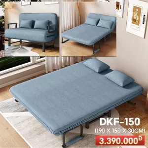 [Rộng 150cm] Giường Ngủ thành ghế DAKITA DKF-150 - Màu Xám Khói