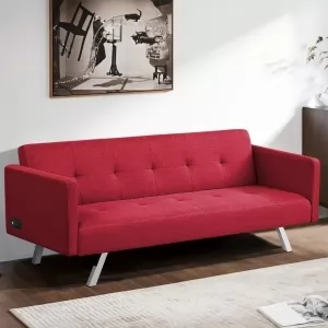 SOFA DAKITA MÀU ĐỎ CÓ TAY VỊN [HÀNG CAO CẤP- ĐỔI MỚI 90 NGÀY - GIÁ GỐC TẠI XƯỞNG]
