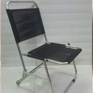 Ghế Lưới Cafe Inox Lưng Thấp - Ghế Câu Cá - Ghế Du Lịch