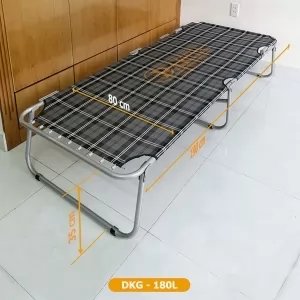 Giường Xếp Cao Cấp DAKITA DKG-180L [Khung thép vải lưới Rộng 80cm]