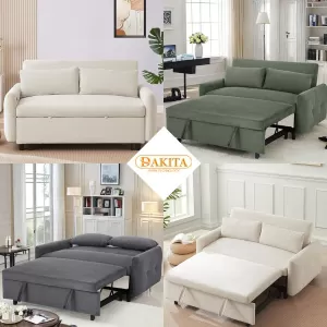 [Đa Dạng Kích Thước] Sofa Giường Ngủ Đa Năng DAKTIA DKH-Vải Nhung Mềm Êm Tải Trọng 500KG