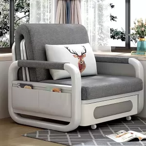 [Nệm Mút Bọt Biển + Hộc Tủ Vải + Thép Tốt ] Sofa Kéo Thành Giường Thông Minh Nhập Khẩu Cao Cấp DKB