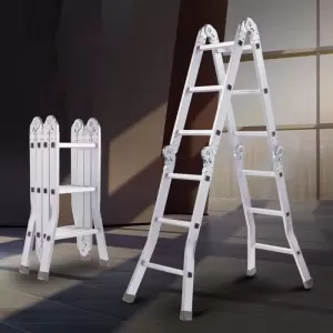 Thang Nhôm Gấp 4 Đoạn DAKITA - Thang Đa Năng Linh Hoạt Nhiều Kiểu Dáng