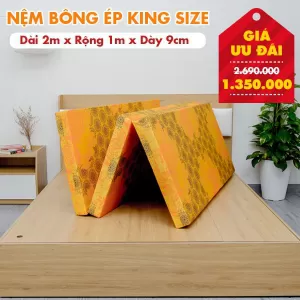 Nệm Bông Ép King Size Nhiều Kích Thước