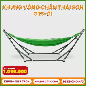 Khung võng xếp thép siêu dày (đưa không nảy) Chấn Thái Sơn CTS01