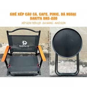 GHẾ XẾP CÂU CÁ, CAFE, PINIC, DÃ NGOẠI DAKITA DKG-220