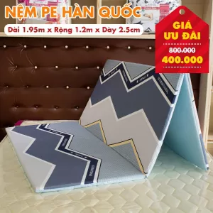 Nệm PE Hàn Quốc Giá Rẻ Nhiều Kích Thước – Màu Ngẫu Nhiên