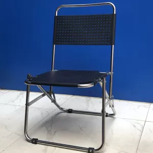 Ghế Cafe Inox Lưng Nhựa Thấp – Ghế Câu Cá – Ghế Du Lịch