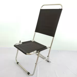 Ghế Lưới Cafe Inox Lưng Cao - Ghế Câu Cá - Ghế Du Lịch