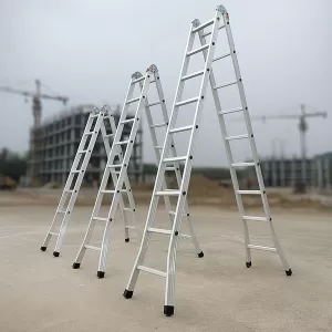 Thang Nhôm Chữ A Chốt Khoá Tự Động Loại Dày Tốt Nhẹ