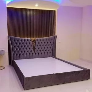 Giường Bọc Nệm Hoa Mai DKG-18