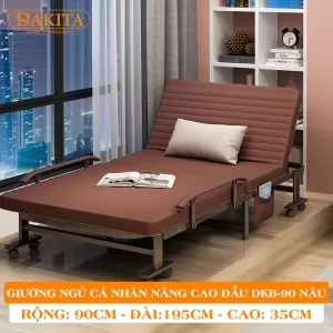 [Rộng 90cm] Giường Đa Năng DAKITA DKB-90 NÂU